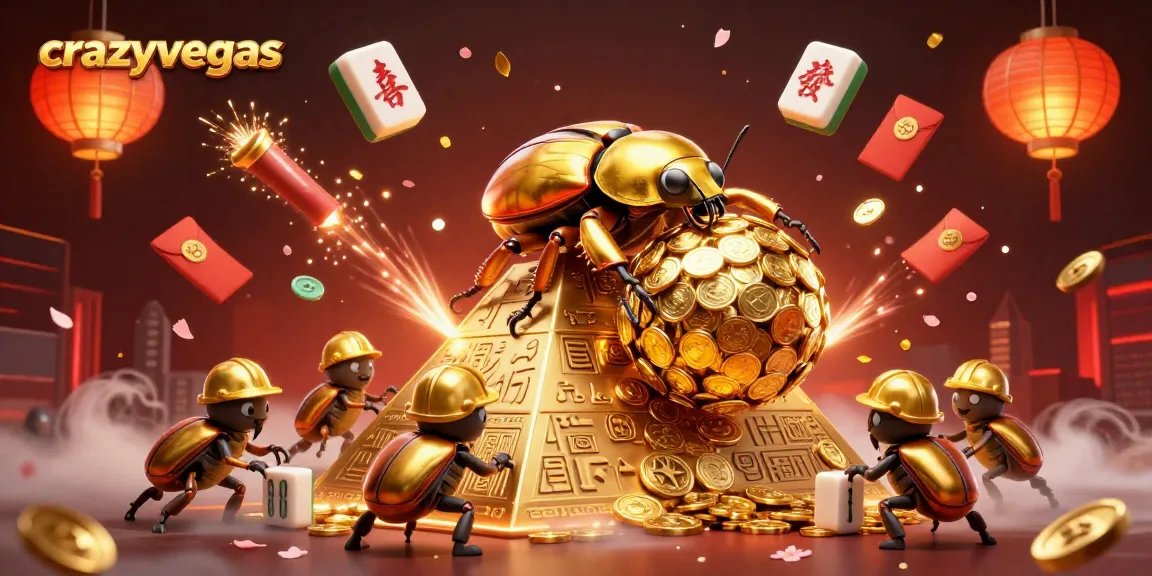 Join the excitement at crazyvegas with a dynamic scene filled with casino treasures and activities.